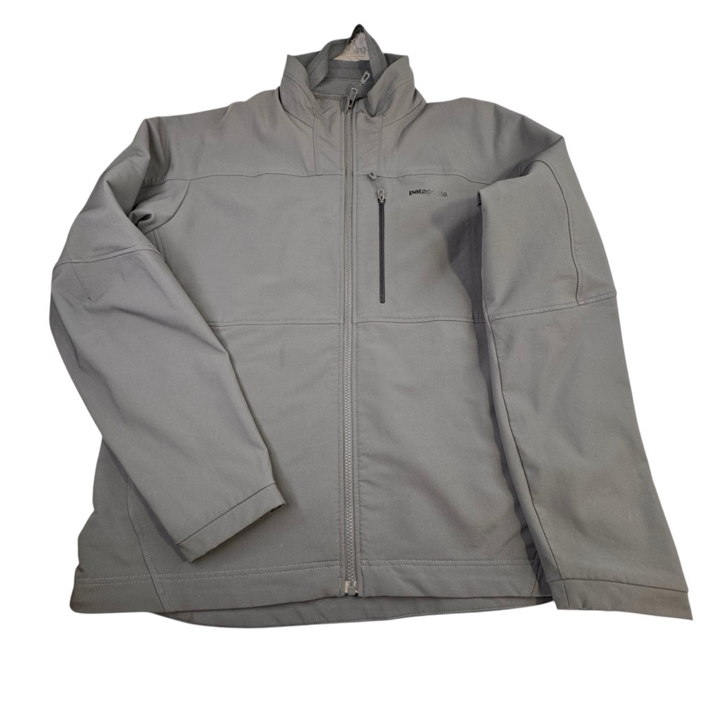 !!!!!! SOLD !!!!!!!       Gray Gorpcore Full Zip Lined Logo Soft Shelf